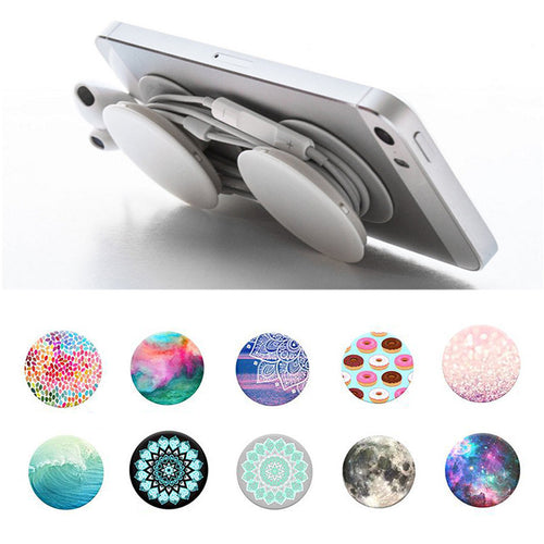 Fast Shipping  Wire Winder Phone Holder Air Fleixable Expanding Stand Grip Pop Socket Mount for Smartphones